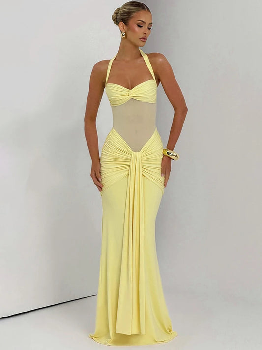 The Nova Draped - Maxi Dress