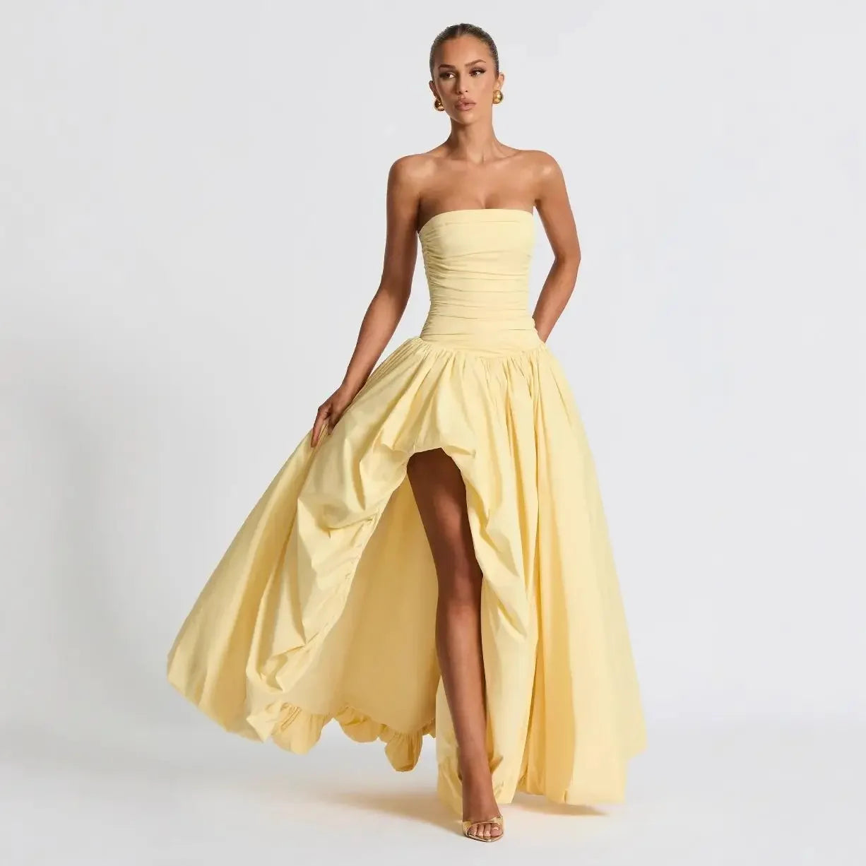 The Coral Muse - Maxi Dress