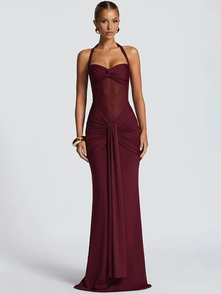 The Nova Draped - Maxi Dress