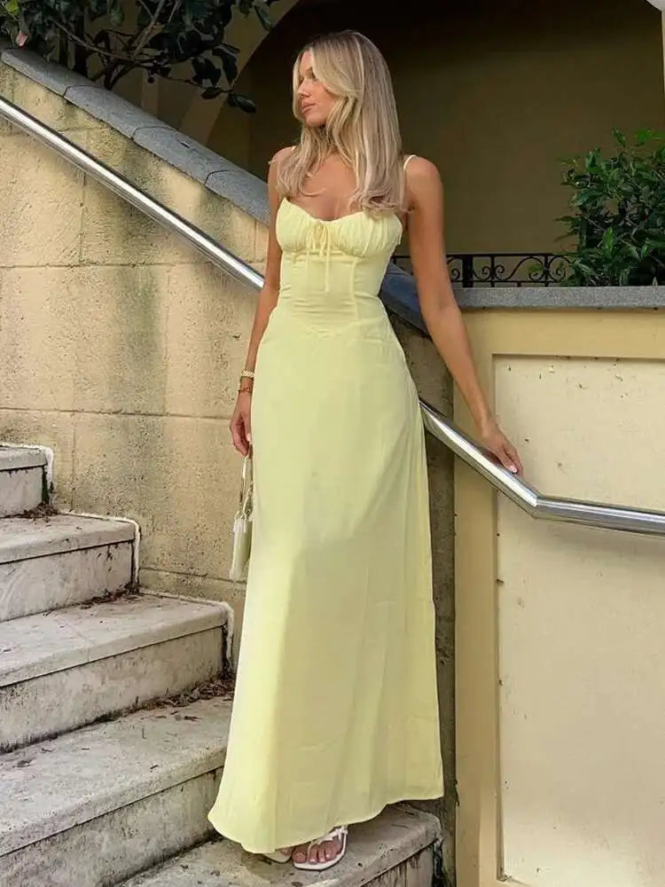 Starlit Whisper A-Line - Maxi Dress