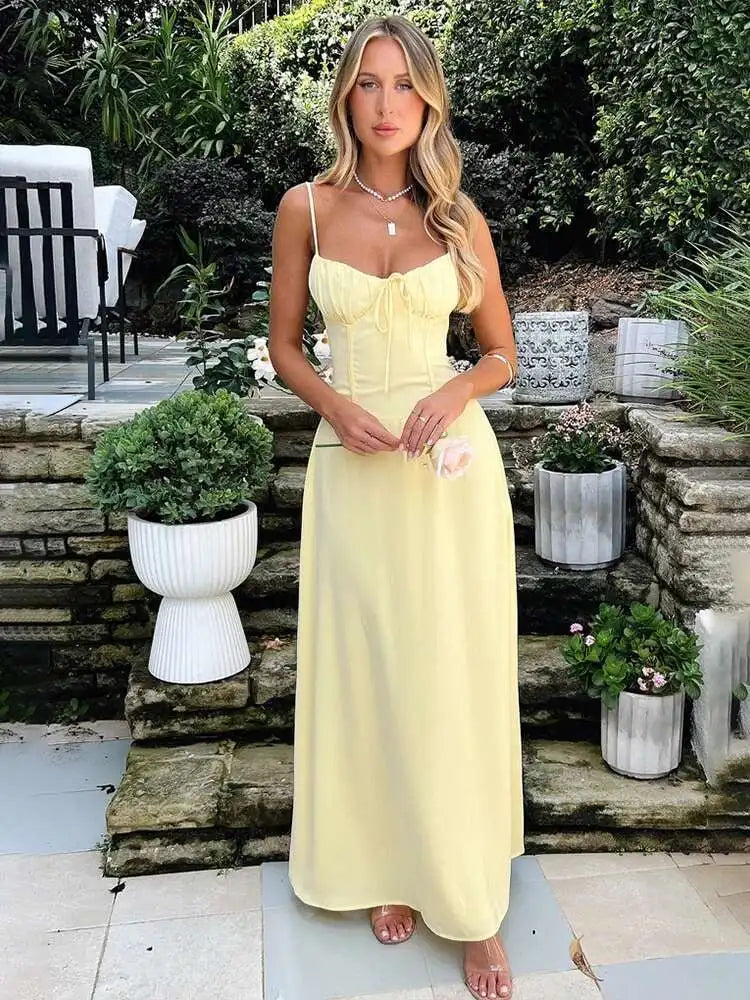 Starlit Whisper A-Line - Maxi Dress