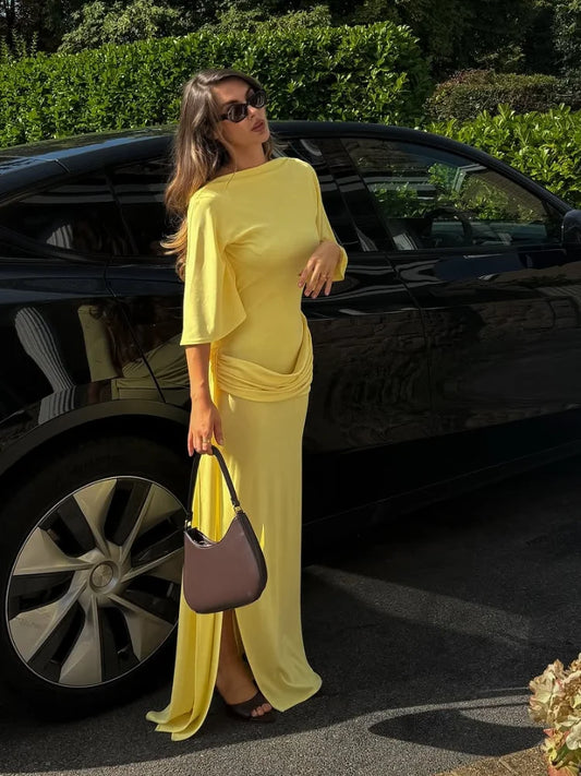 The Soleil Backless- Maxi Dress