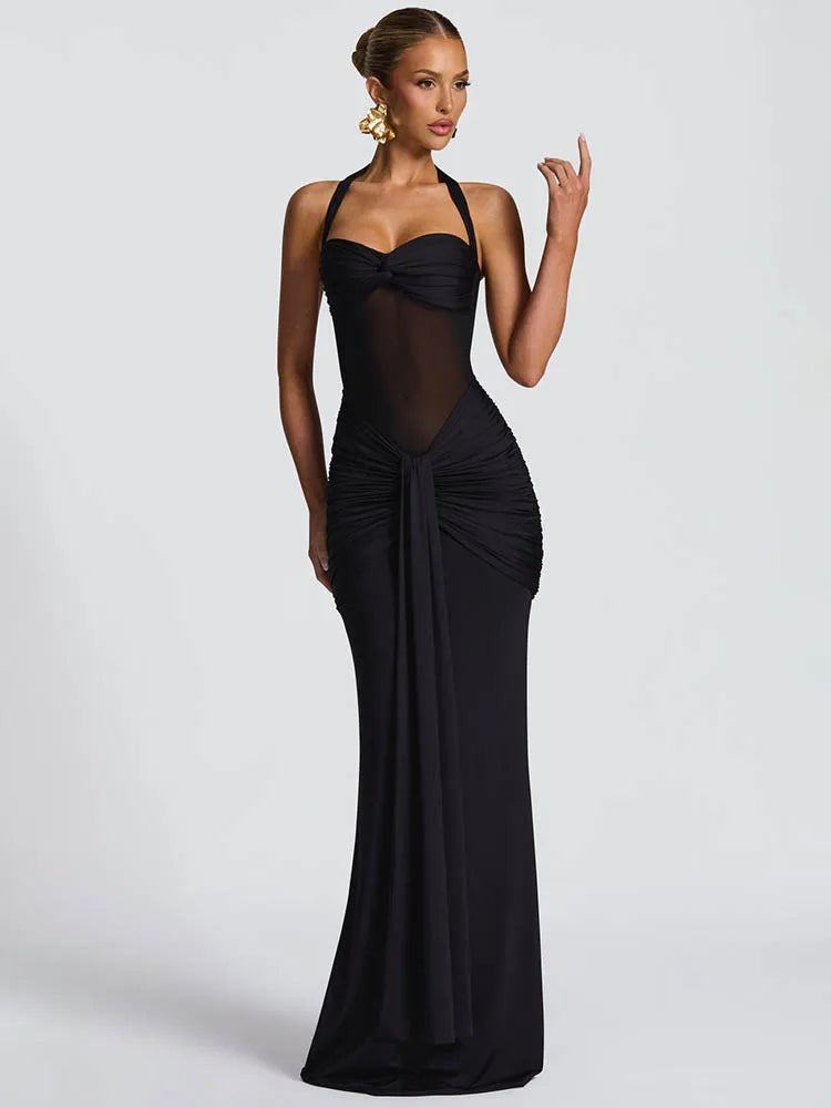 The Nova Draped - Maxi Dress